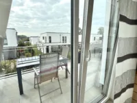 Austritt vom Schlafzimmer auf den Balkon