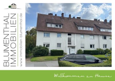 Renovierungsbedürftige Eigentumswohnung im 1. OG mit Balkon und Gartenstück, 33613 Bielefeld / Gellershagen, Etagenwohnung