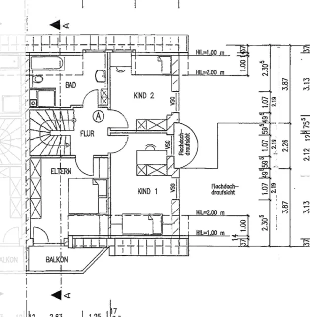 Grundriss Dachgeschoss