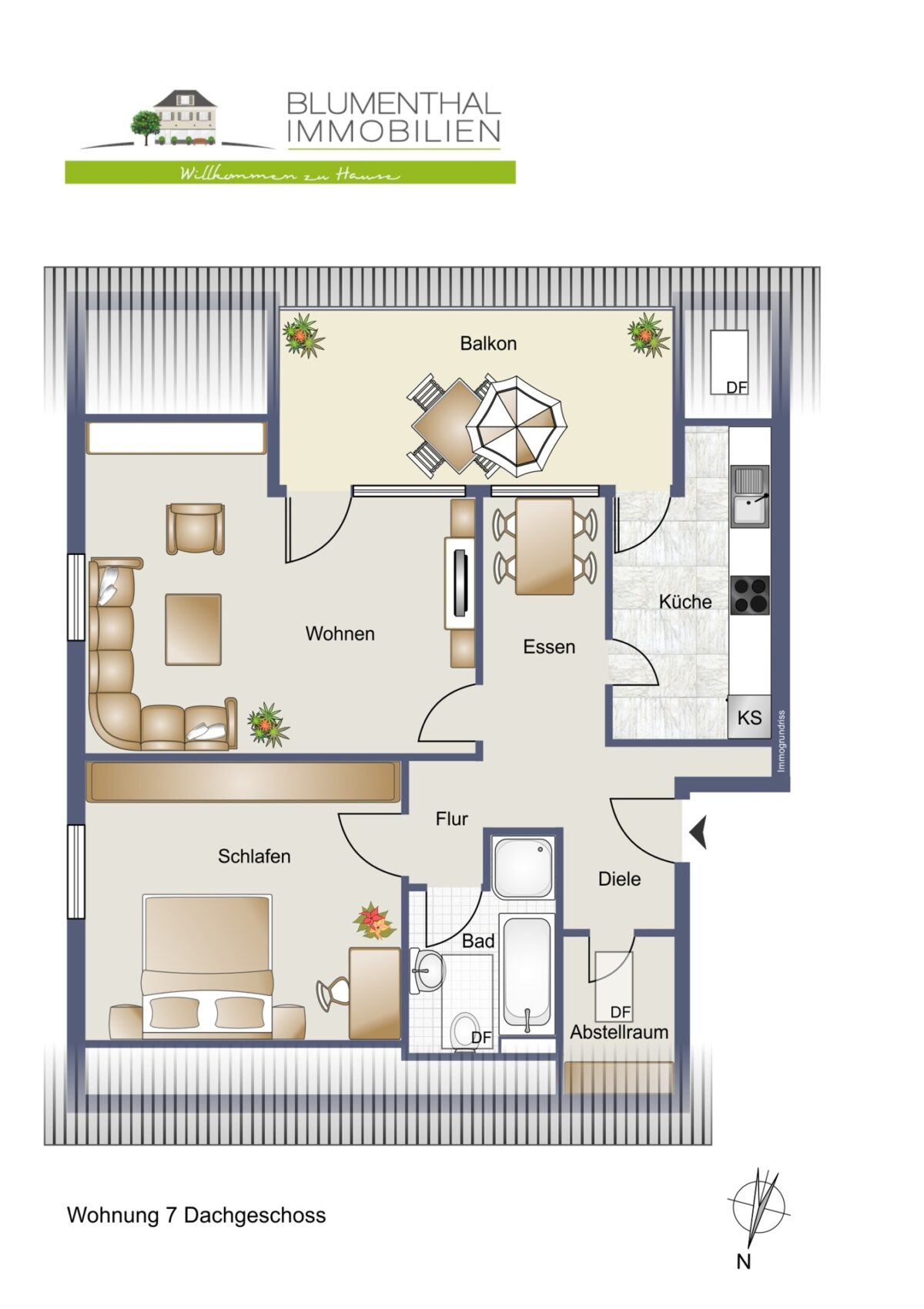 Wohnungsgrundriss