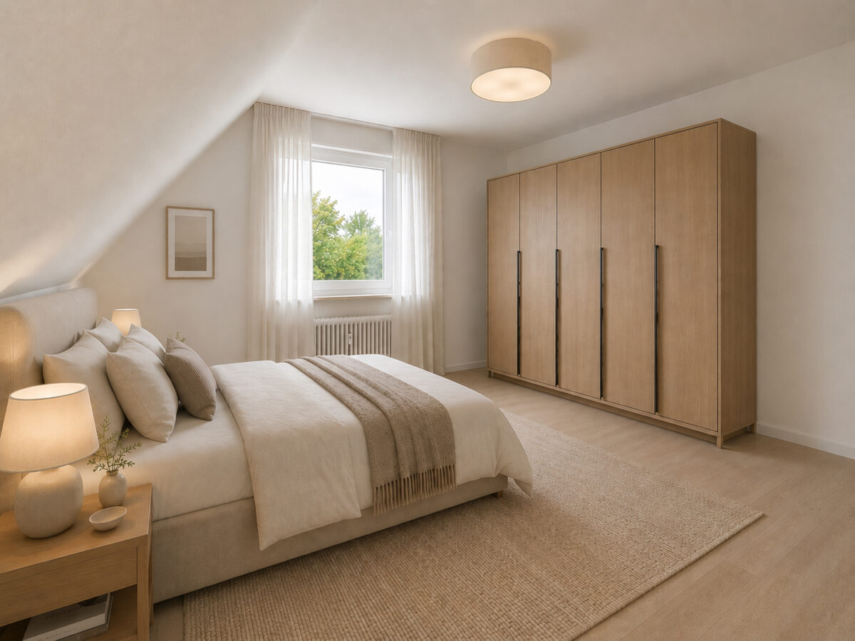 KI-Gestaltungsbeispiel Schlafzimmer