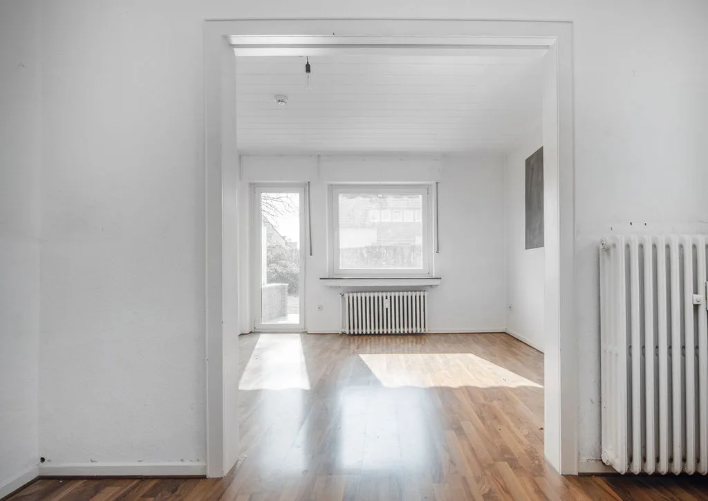 Blick in das Wohnzimmer (EG)