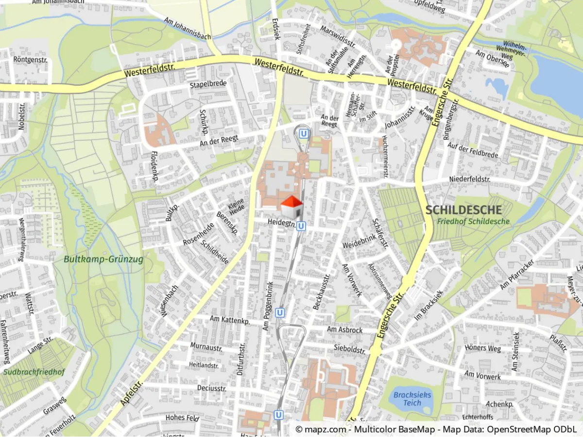 Geolyzer Kartenausschnitt