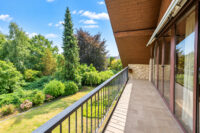 Blick vom Balkon