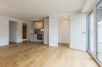 Wohn-/Schlafzimmer mit Küche