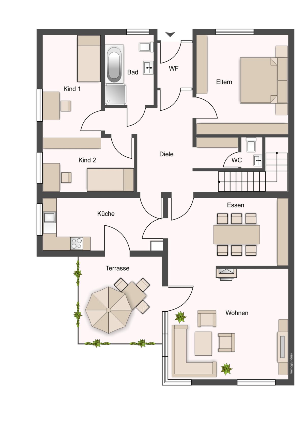Grundriss Erdgeschoss