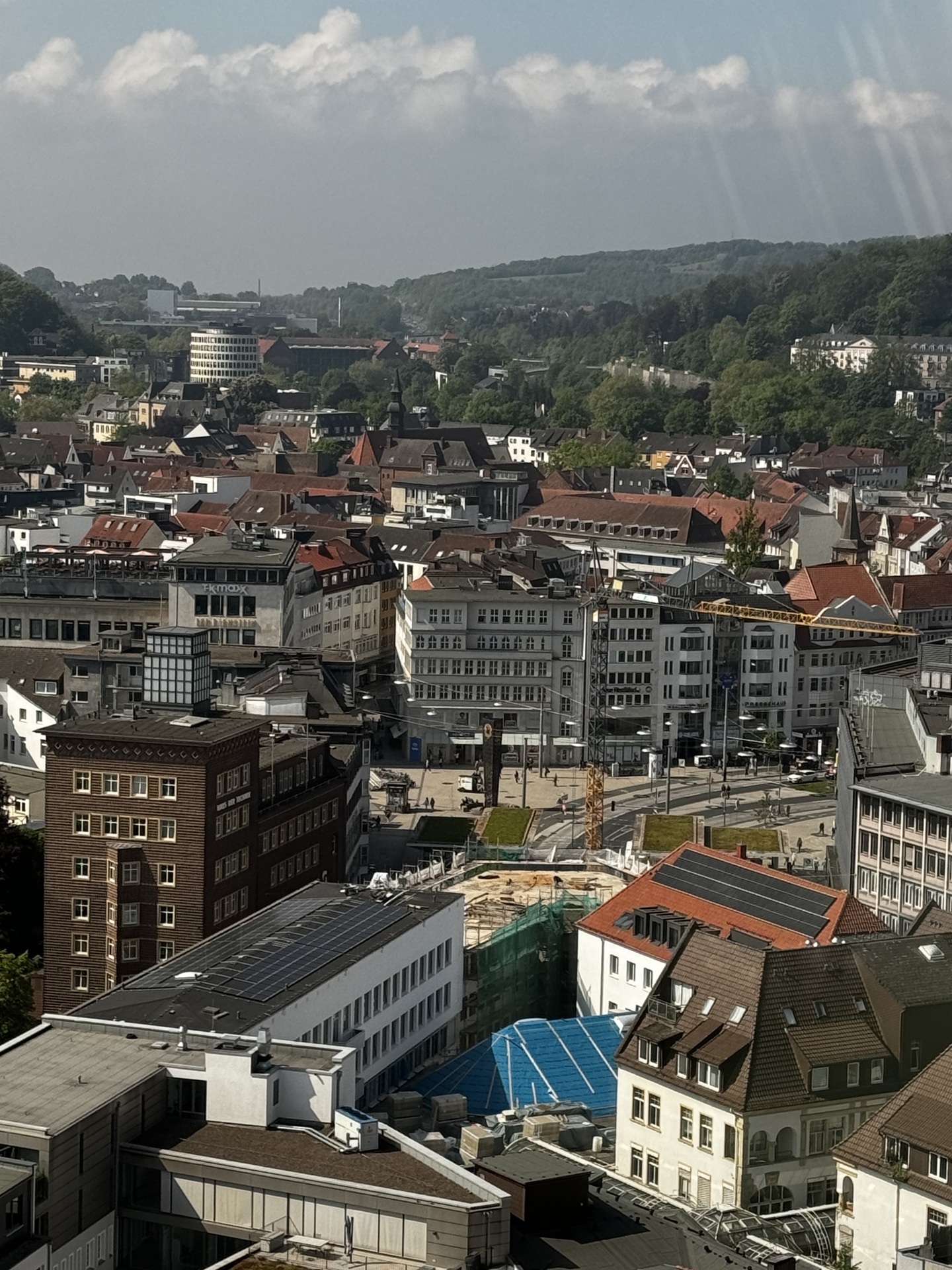 Blick auf das Gebäude