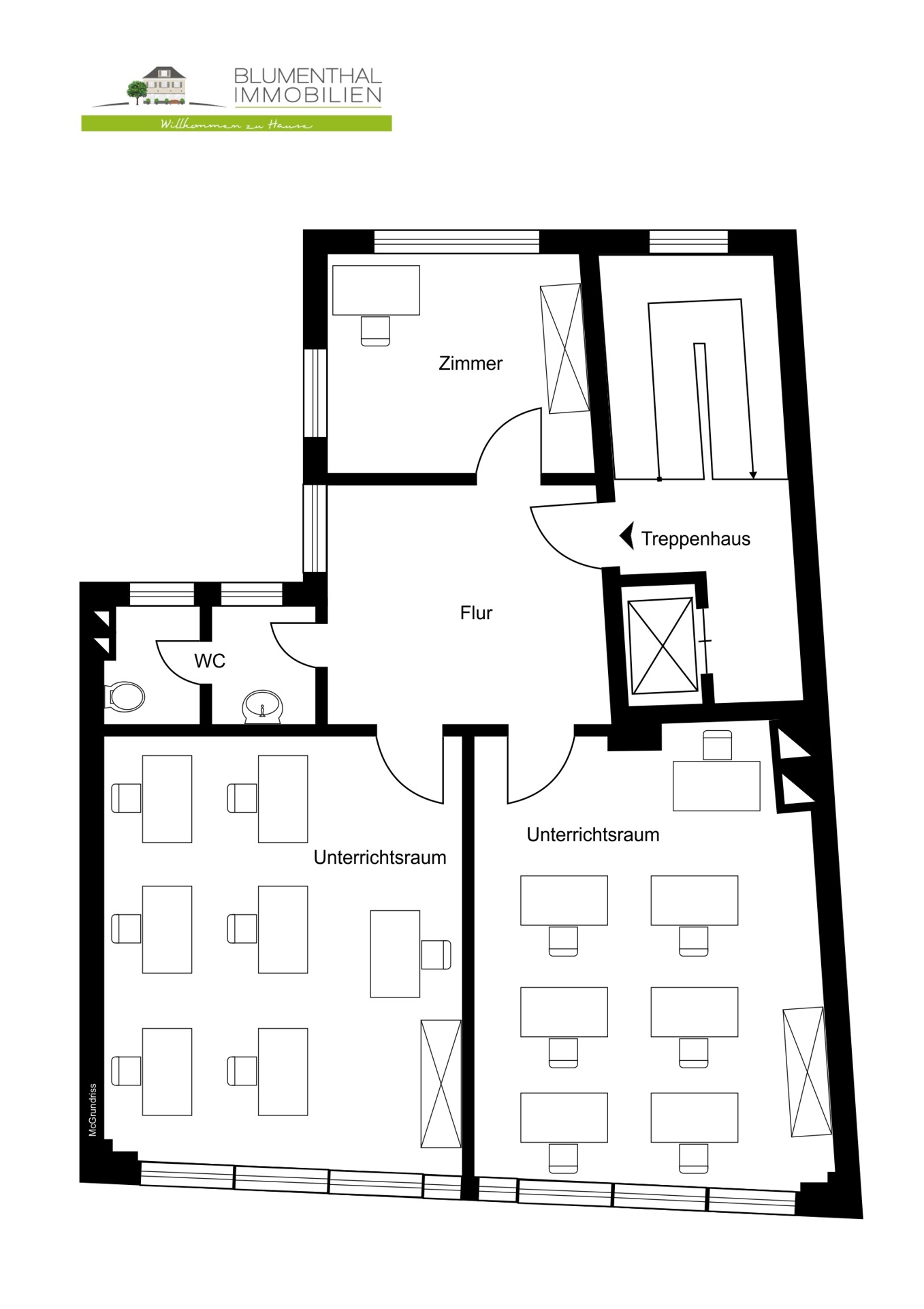 Grundriss 5. Obergeschoss