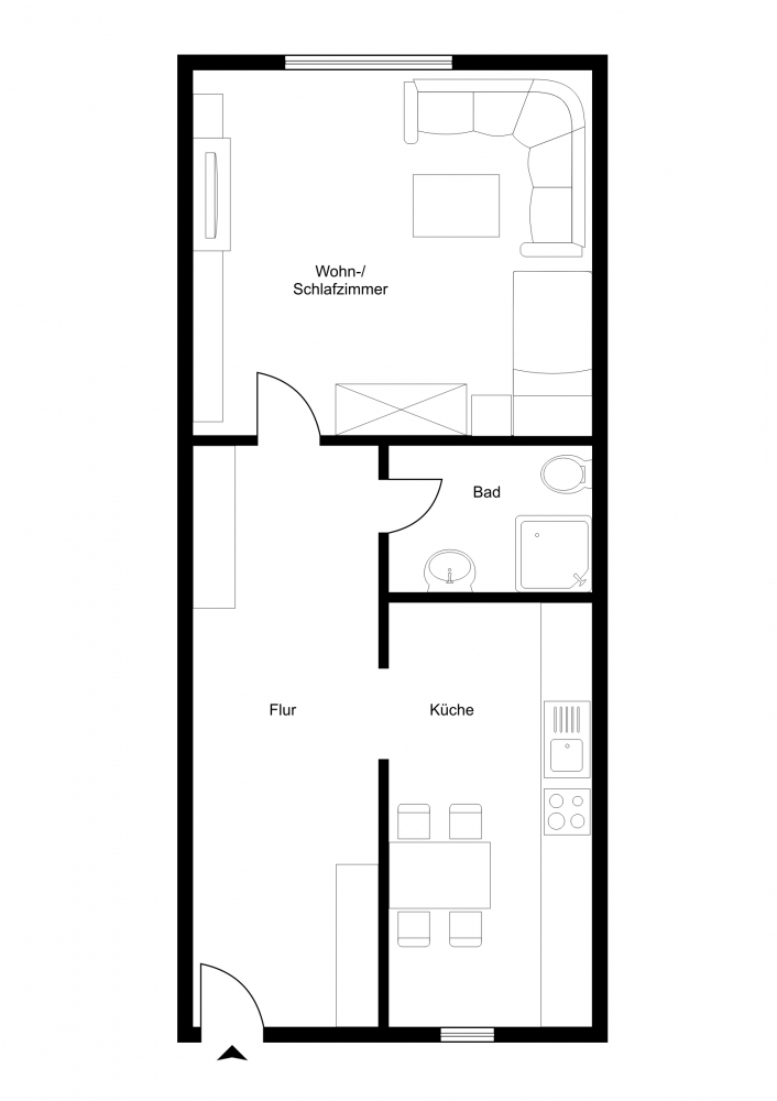 Wohnungsgrundriss