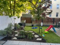 Terrasse mit Garten