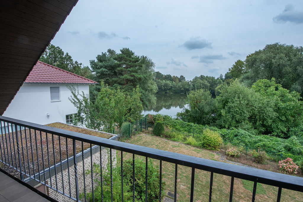 Derzeitiger Blick aus dem Bestandsgebäude
