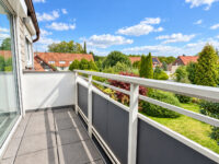 Blick vom Balkon