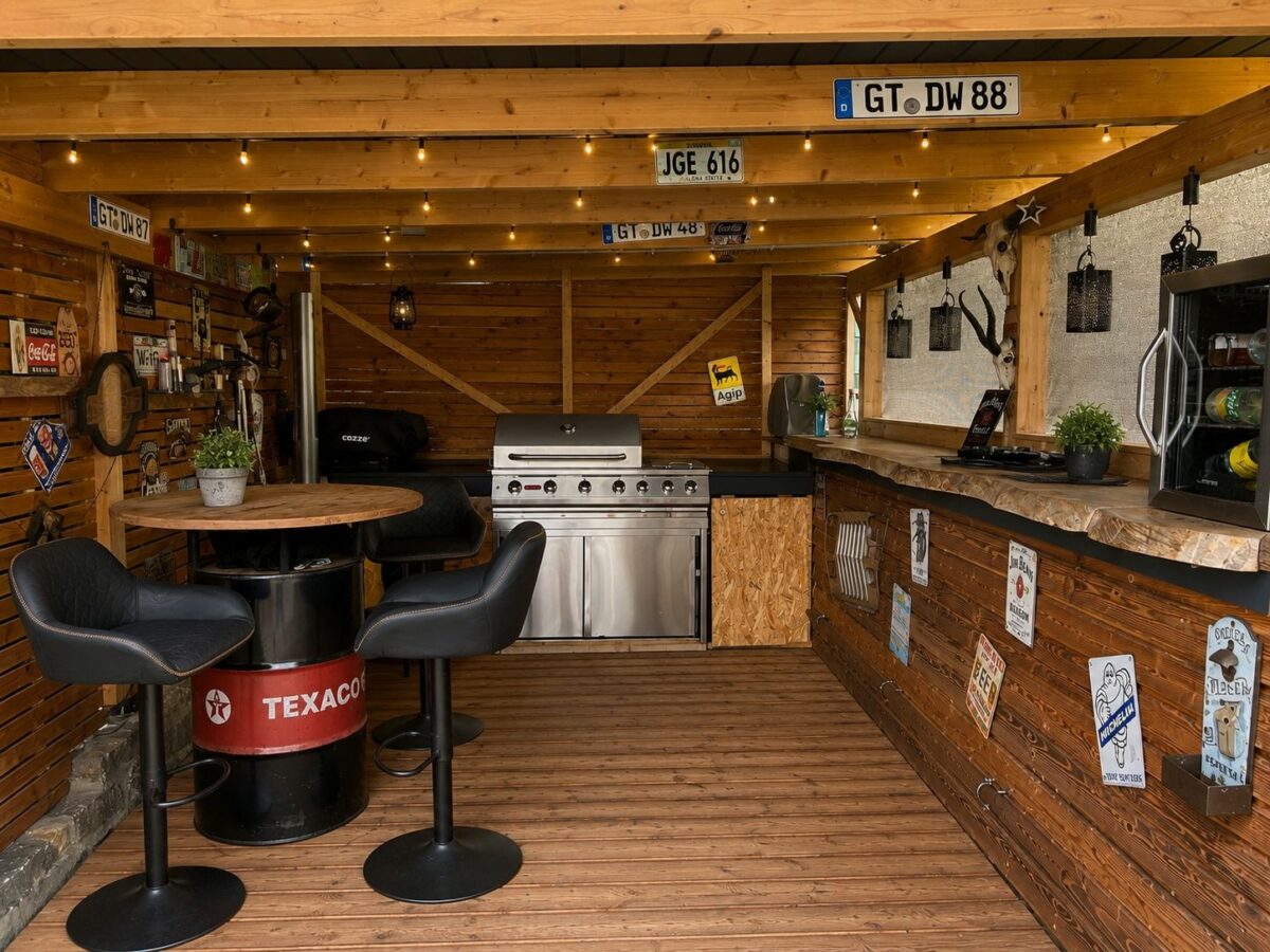 Bar im Garten