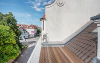 Blick von der Dachterrasse