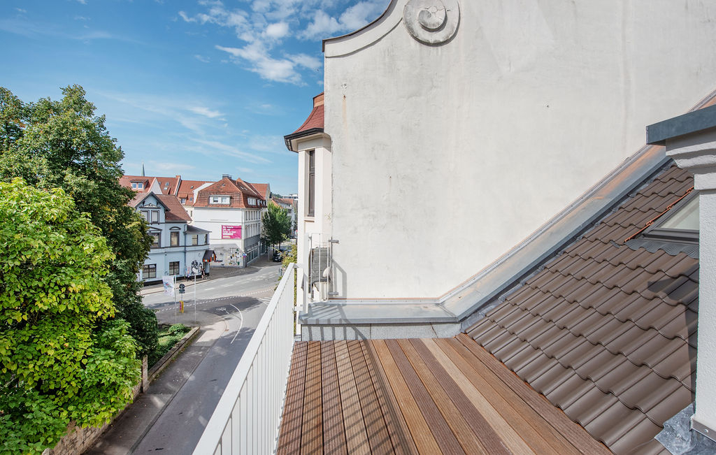 Blick von der Dachterrasse