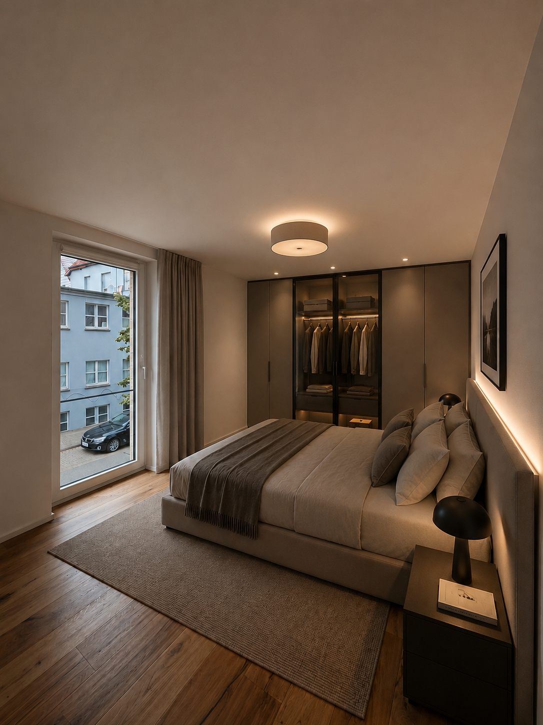 KI Einrichtungsbeispiel Schlafzimmer