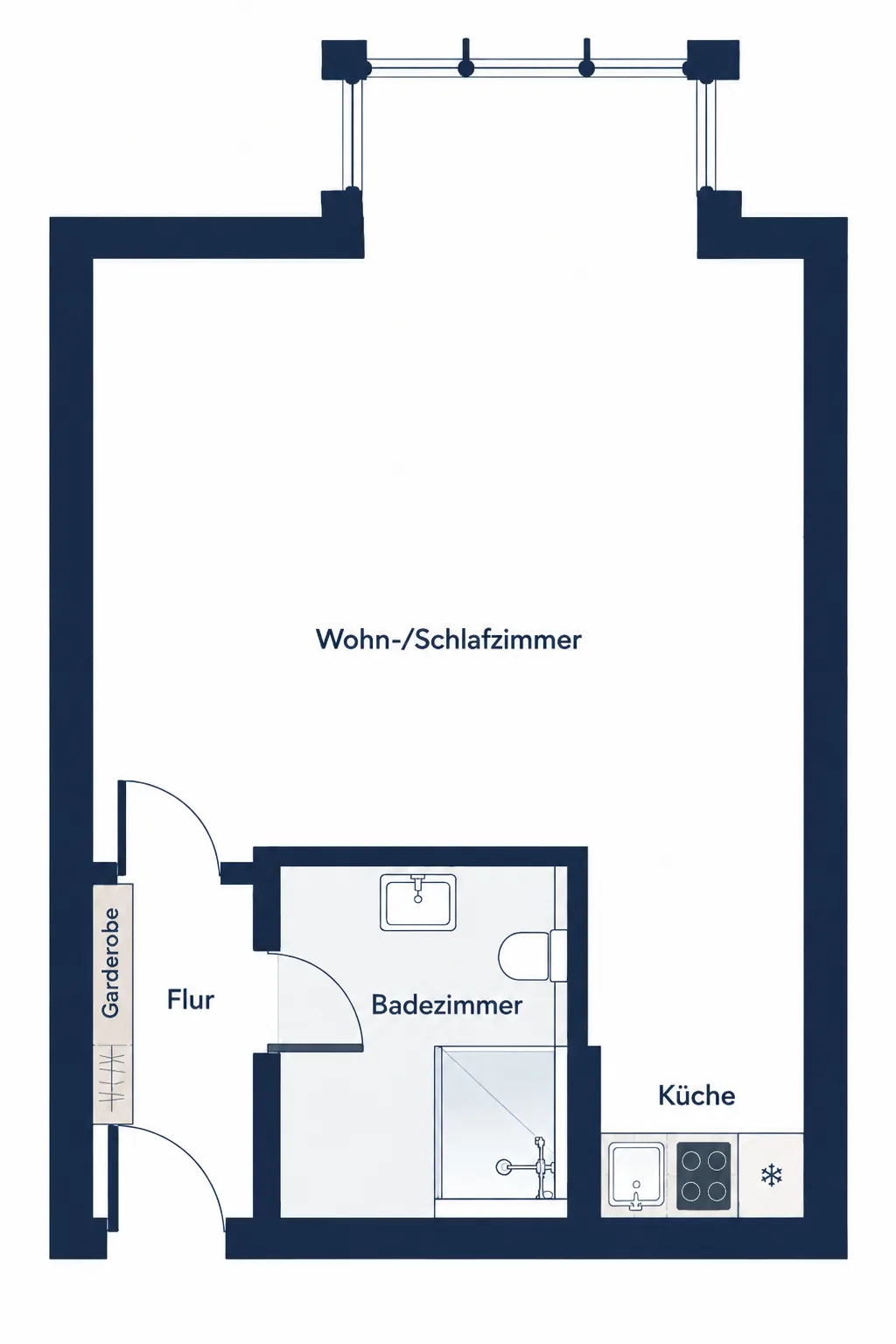 Wohnungsgrundriss