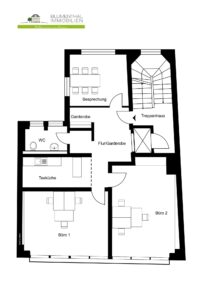 Grundriss 3. und 4. Obergeschoss