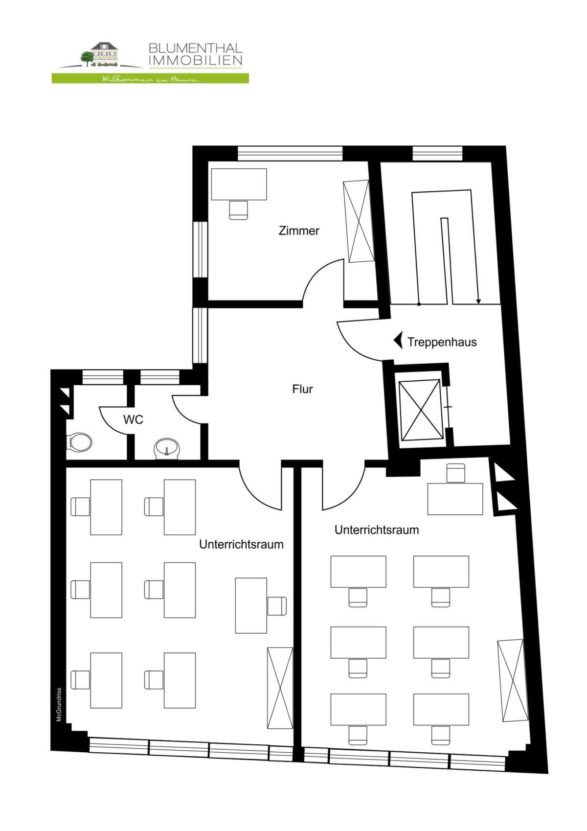 Grundriss 5. Obergeschoss